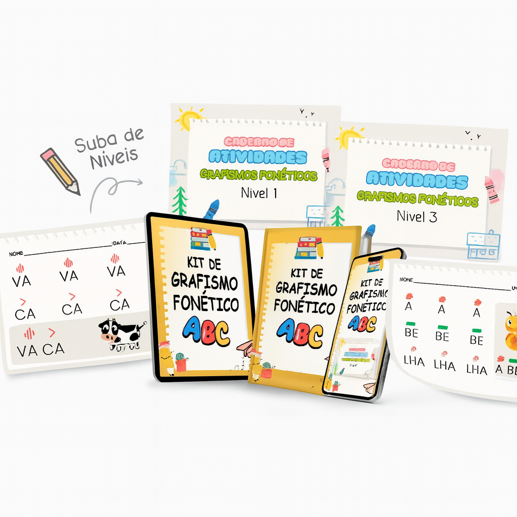 Kit Atividades Grafismo Fonético