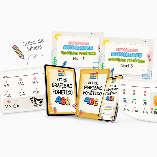 Kit Atividades Grafismo Fonético